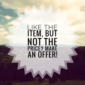 Reasonable offers welcome!